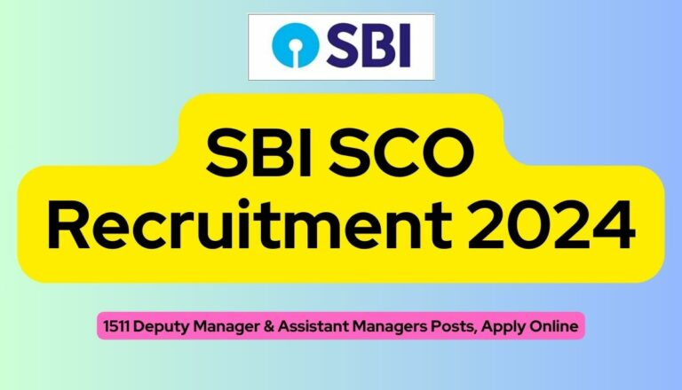 SBI SCO Recruitment