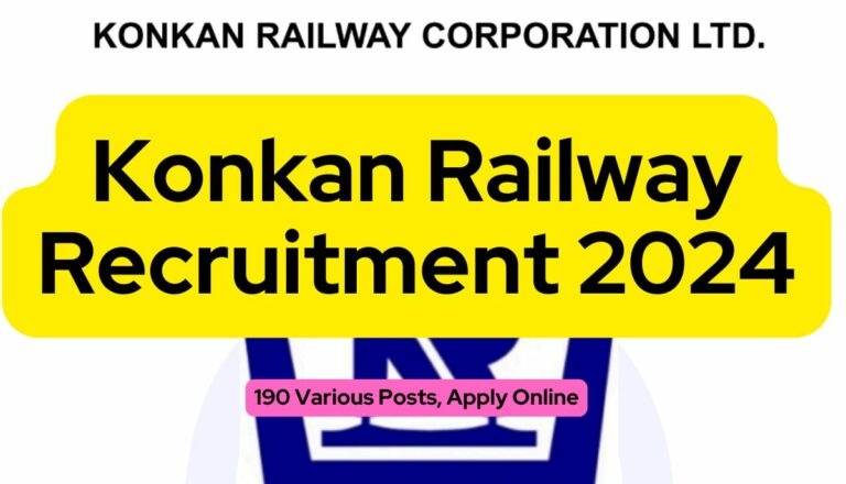 Konkan Railway Recruitment