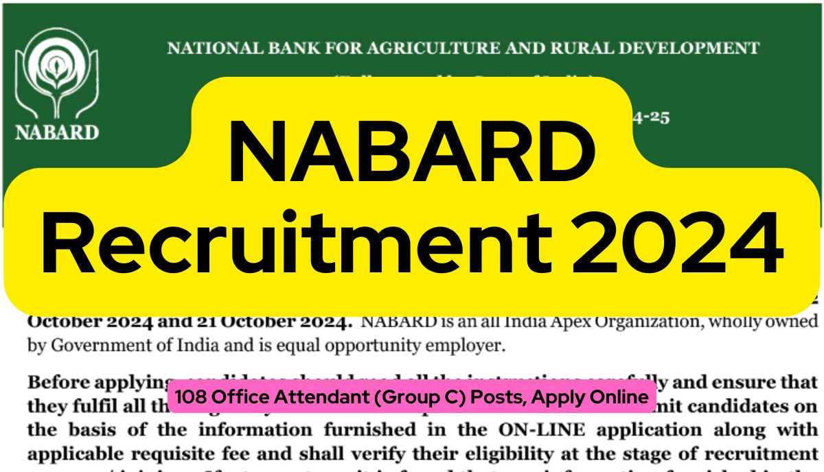 NABARD Recruitment