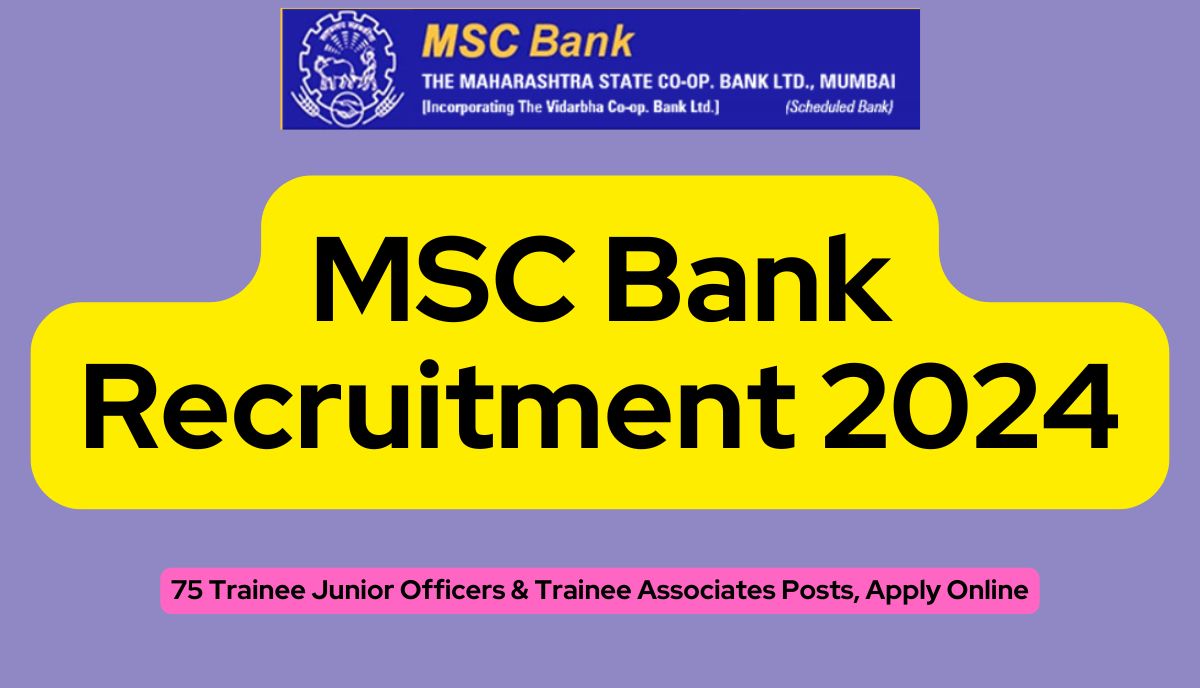 MSC Bank Recruitment