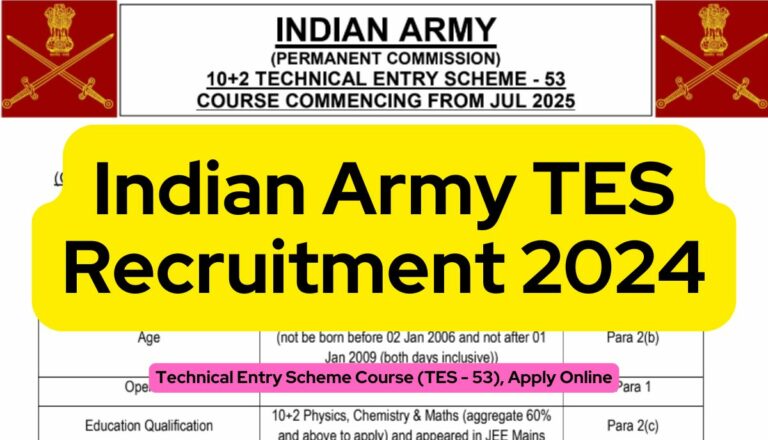 Indian Army TES Recruitment