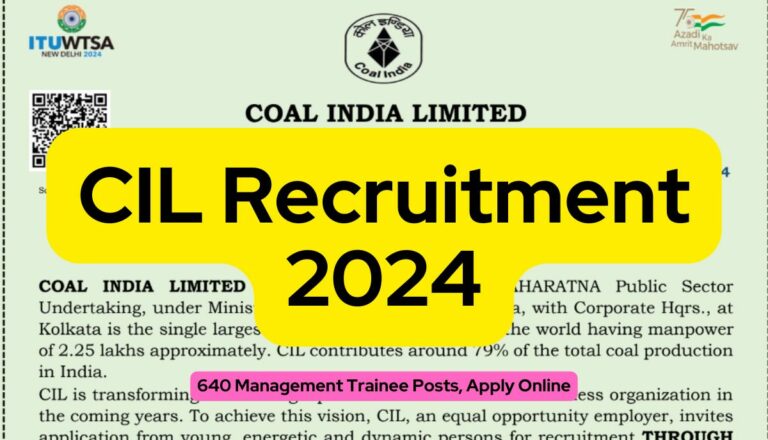 CIL Recruitment