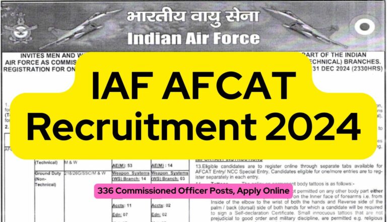 IAF AFCAT Recruitment