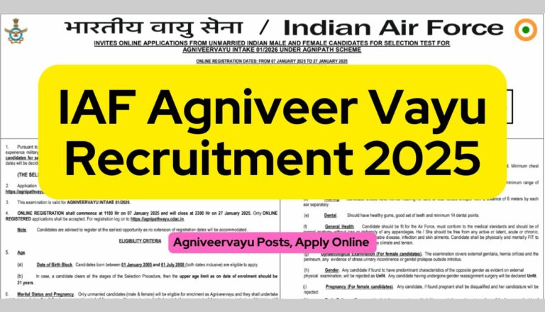 IAF Agniveer Vayu Recruitment