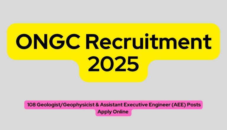 ONGC Recruitment